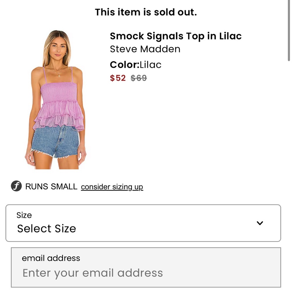 Smock Signals Top in Light pink